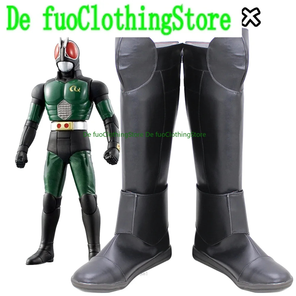 

Masked Rider Kamen Rider Black RX Cosplay Shoes Boots Christmas Game Anime Halloween DefuoClothing Shoes Store