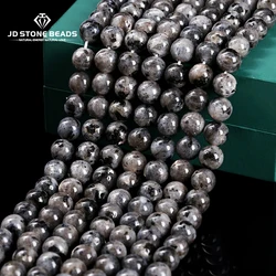 Natural Black Spectrolite Stone Beads Round Loose Spacer Labradorite 6 8 10mm For Jewelry Making Diy Necklace Bracelet Accessory