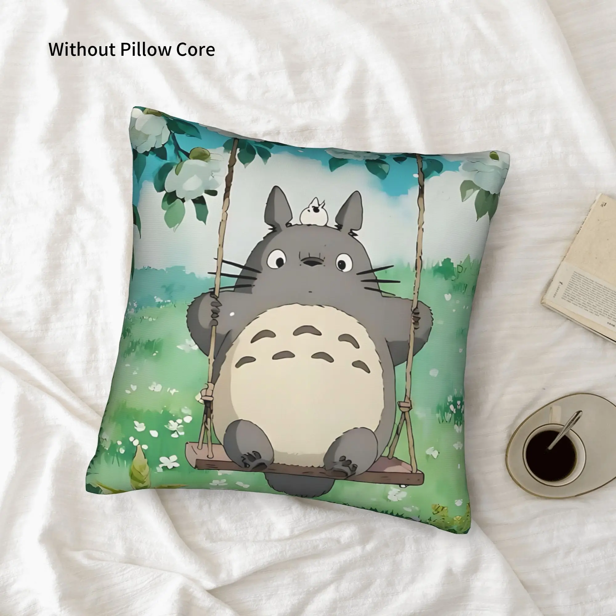 1PC My Neighbor Totoros Pillow Case Home Decor Items Double-Sided Printing  Sofa Cushion Bedroom Bedside Pillow