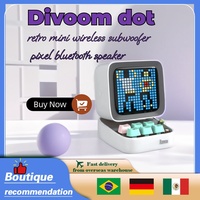 Divoom Dot Pixel Bluetooth Speaker Convenient Ditoo Retro Mini Wireless Subwoofer Small Speaker