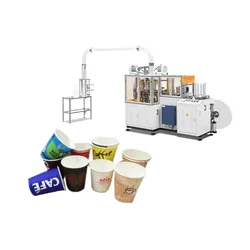 High Speed Production Hot Sale Paper Cup Making Machine Prices Disposable Take Away Kraft Paper Cup Making Machine