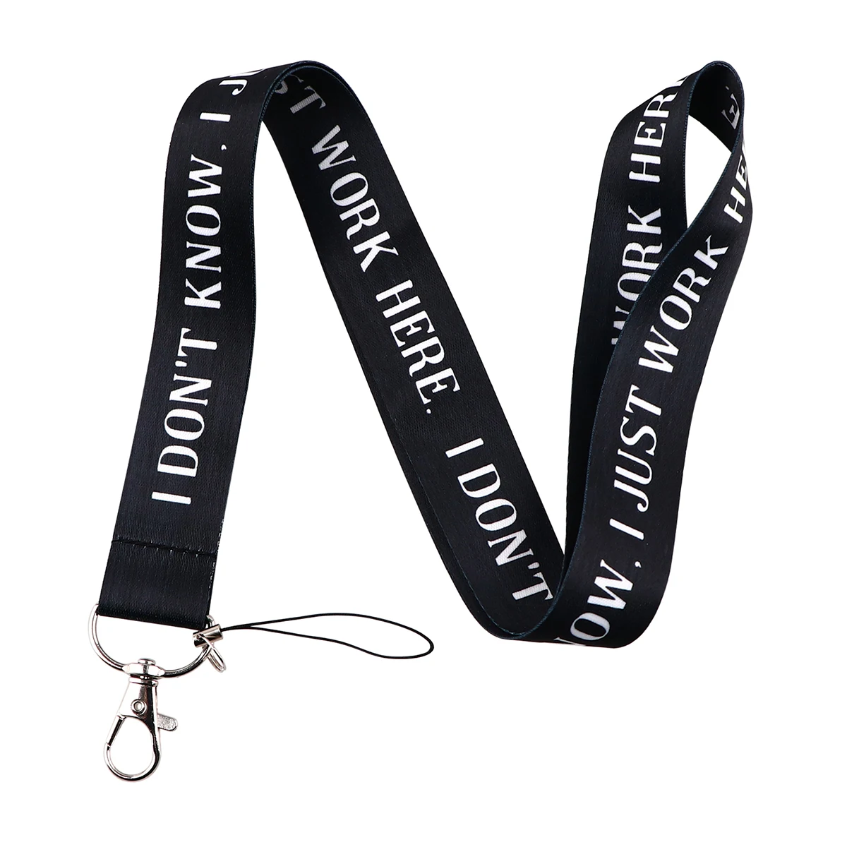 I don't know, I just work here Lanyards for Key Neck Strap For Card Badge Gym Keychain DIY Hanging Rope Phone Accessories