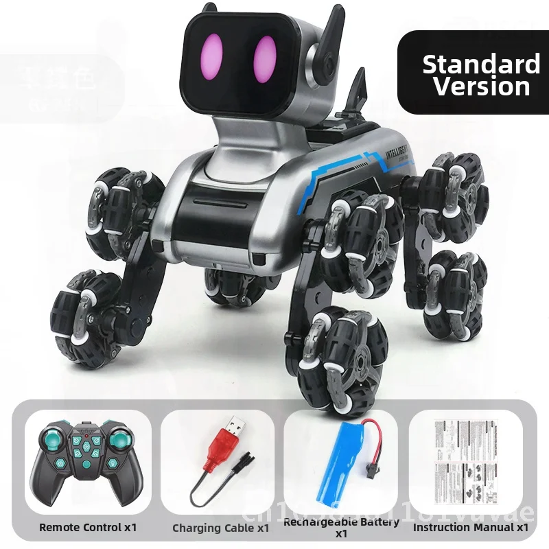 Kinder-Fernbedienung, achträdriges Stunt-mechanisches Hundespielzeug, intelligenter Roboter mit Gestensensor, elektrisches Spielzeug für Jungen