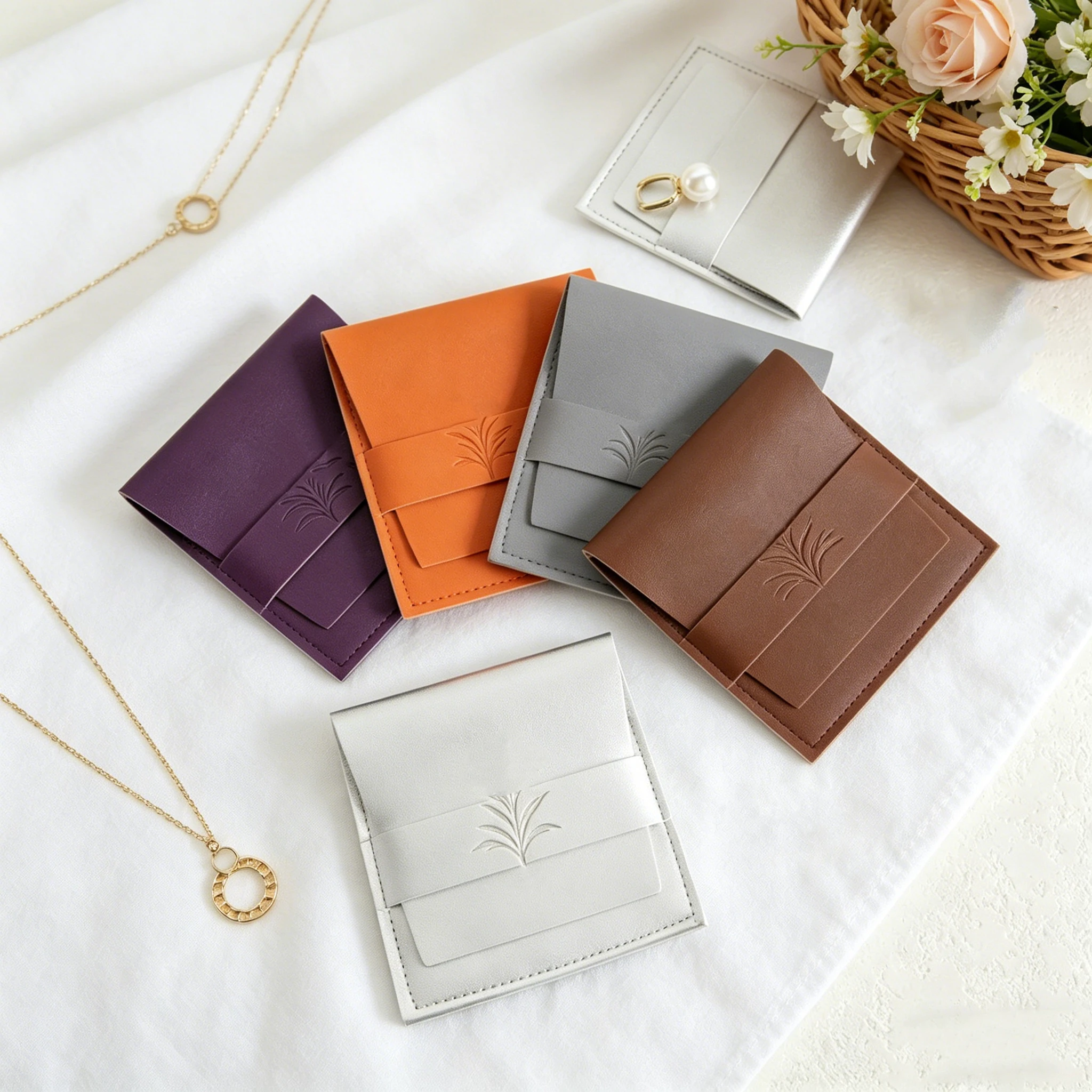 50-100-personalized-logo-pu-leather-strip-bag-jewelry-envelope-packaging-rings-earring-pendant-bracelet-wedding-favors-pouch