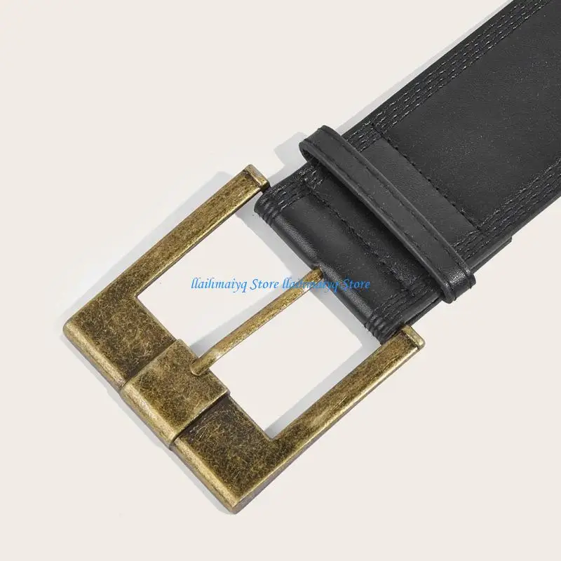 

573B Girls Unique Waist Belt for Daily Costume Jewelry Waist Body Jewelry for Party Jeans Wide Belt Cowboy Chain