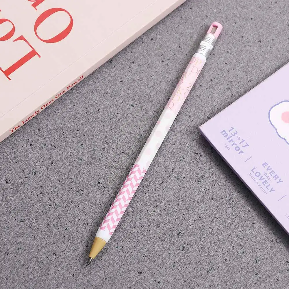 Supplies Office 2.0mm Pastel Dots Student Wave Striped Automatic Pencils Movable Pencil Mechanical Pencil Propelling Pencil