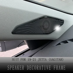 Front Pillar Speaker Cover for Volkswagen 2019-21 JETTA MK7 SAGITAR VW Speaker Decorative Frame Trim Car Accessoriesr
