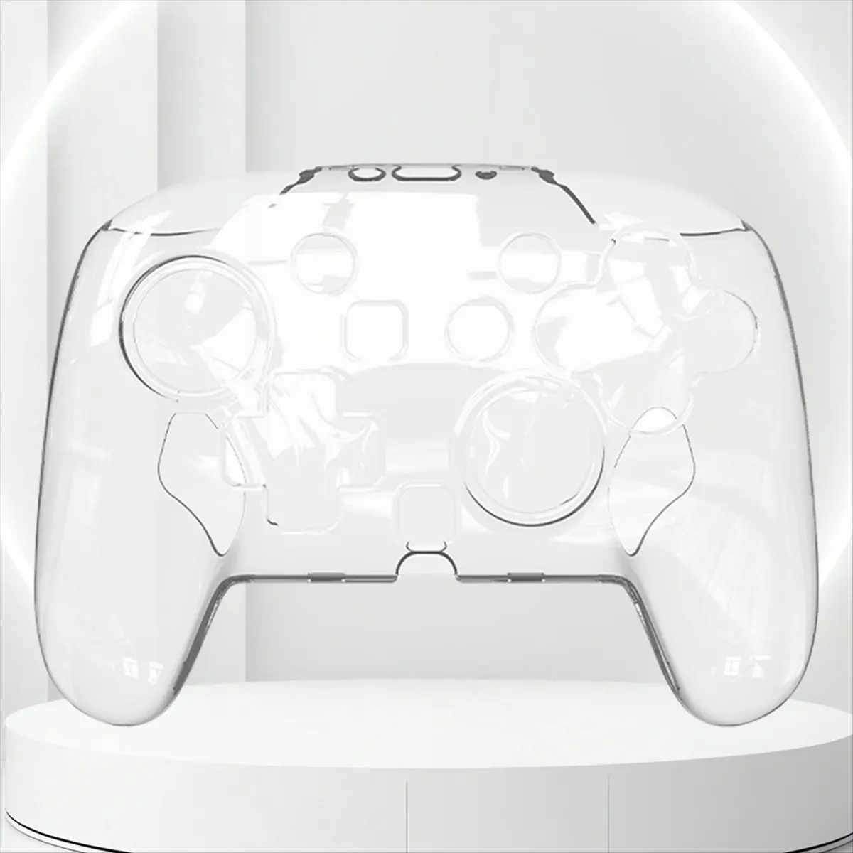 T834C-For Switch 2 Crystal Case Anti-Scratch Transparent Protective Case Wear Resist Gamepad Cover Shell HOT