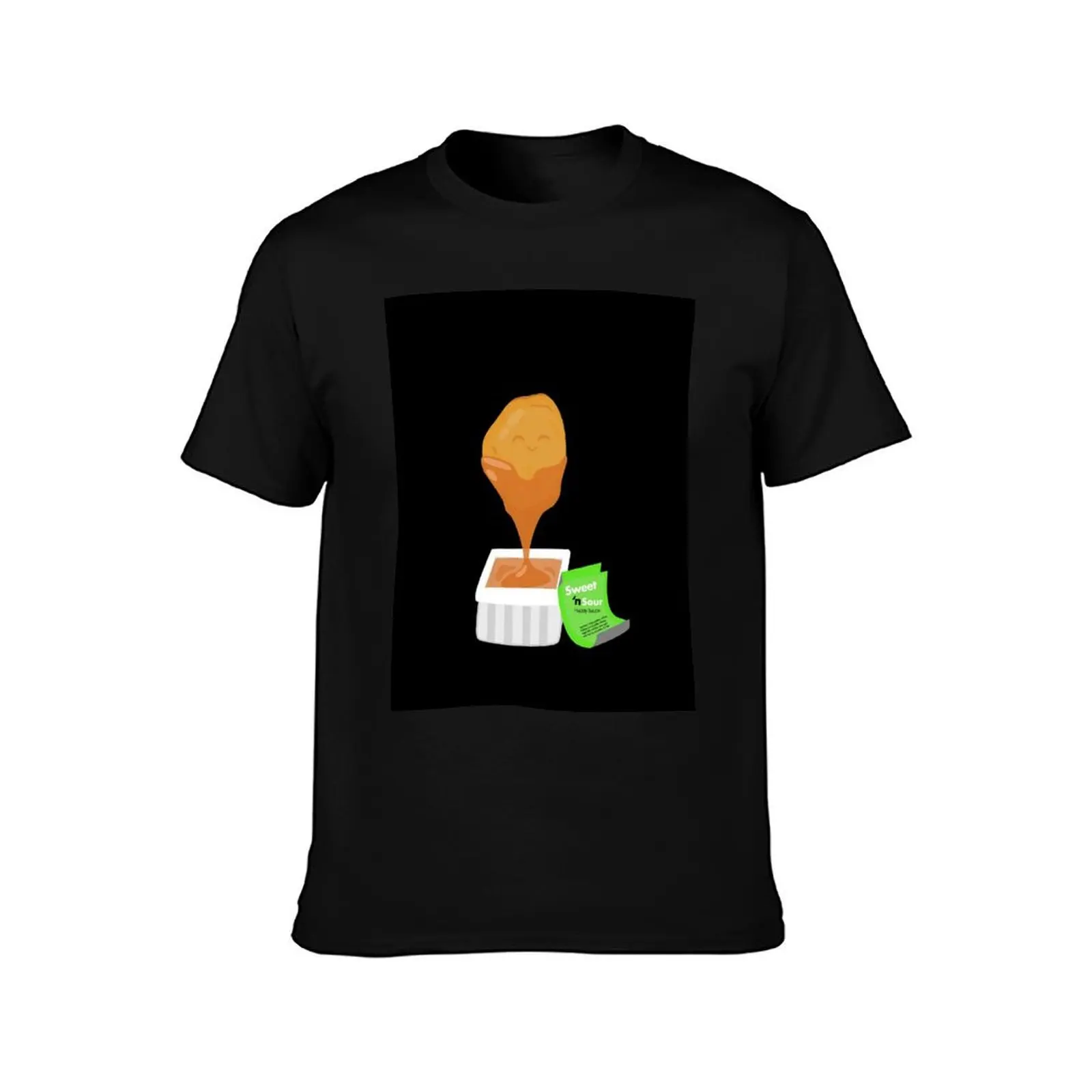 Chicken nugget sweet n sour sauce T-Shirt t shirts for man cotton T-Shirt