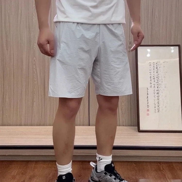 American Sports Qui Dry orts Men Summer Thin Cool Sensation Breathable Casual Pants Outdoor Running Straight Five-Quarter...