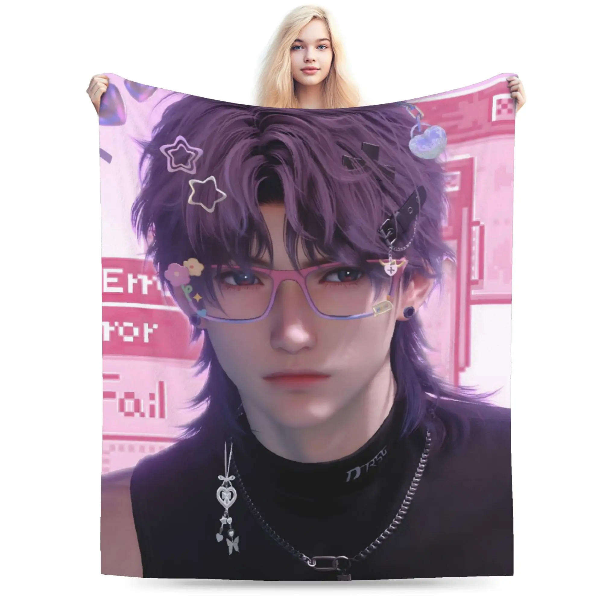 الحب والمساحة العميقة رافاييل البطانيات المرجان الصوف أفخم الديكور تنفس فائقة النعومة رمي البطانيات للمنزل سيارة لحاف