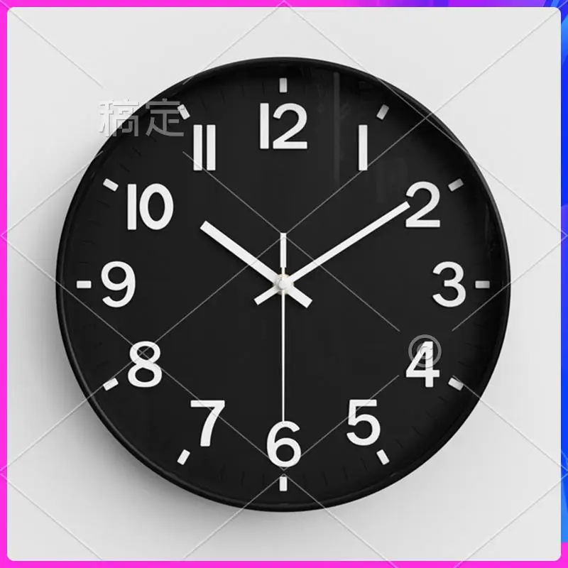 

AUU-бесшумные современные часы для стены, настенные часы с 3D цифрами для кухни, спальни, гостиной, офиса, класса, декор