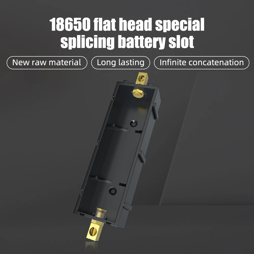 Flat 18650 DIY Unlimited Splicing Battery Holder No Welding Large Current Copper Sheet Connection Series Parallel Connection