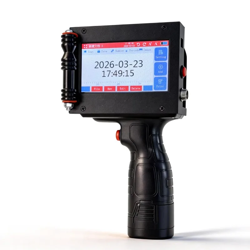 Portable Hand‑Jet Inkjet Coding Machine Expiry Date Batch Logo QR Code Barcode for Carton Bottle Plastic Metal Printing Marking