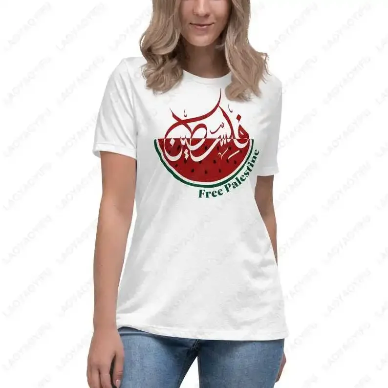 

Watermelon T-Shirt Print Unisex Cotton T Shirt Summer Round Neck Casual Tee for Men and Women Graphic T Shirts Y2k Top