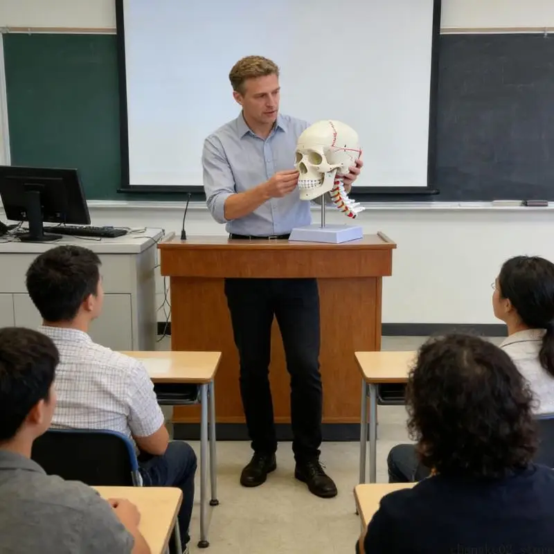 Professional Grade Head Model Demonstrating Spinal footpaths And Blood Vessels