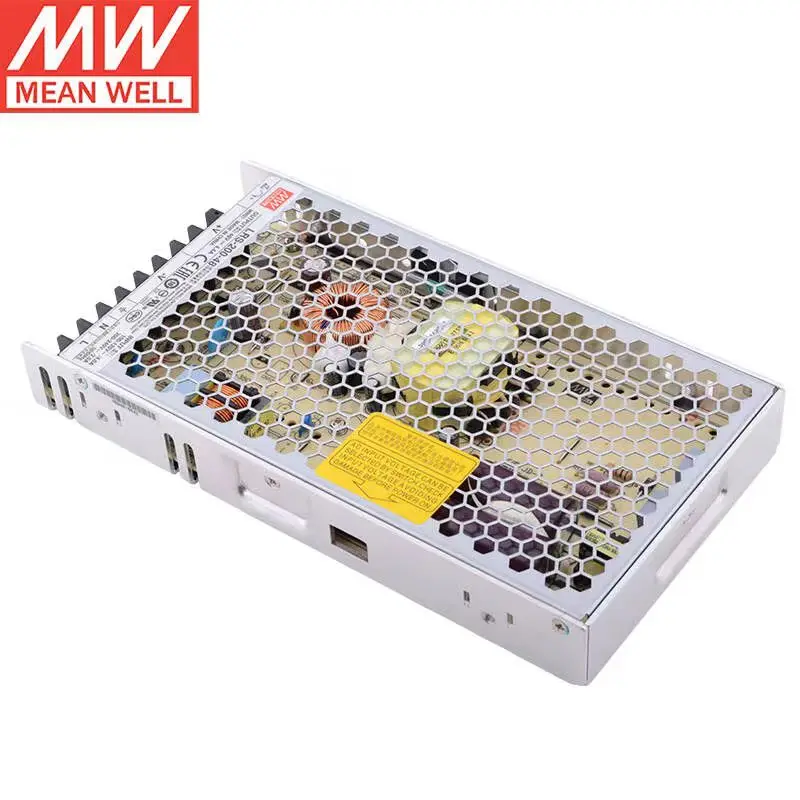 

MeanWell LRS-200-48 115V/230VAC TO 48VDC 4.4A Single Output Switching Power Supply Led Driver Brand New Original Authentic