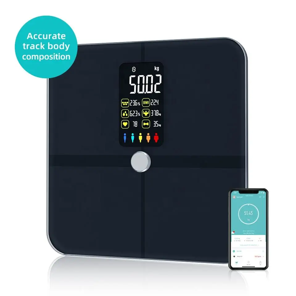 FSA&HSA Eligible Smart Scale for Body Weight Fat, Digital Weighing Machine for Accurate BMI Muscle Mass Composition