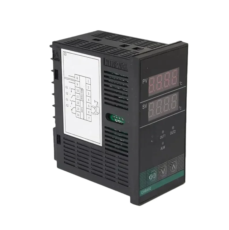 Controlador de temperatura inteligente con pantalla digital de la serie CHB402, controlador de temperatura ajustable PID.