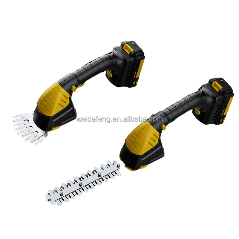 1200RPM Electric Multifunctional Pruning Shears Hedge Gardening Tool Yard Lawn Care 2-in-1 Cordless Hedge Trimmer