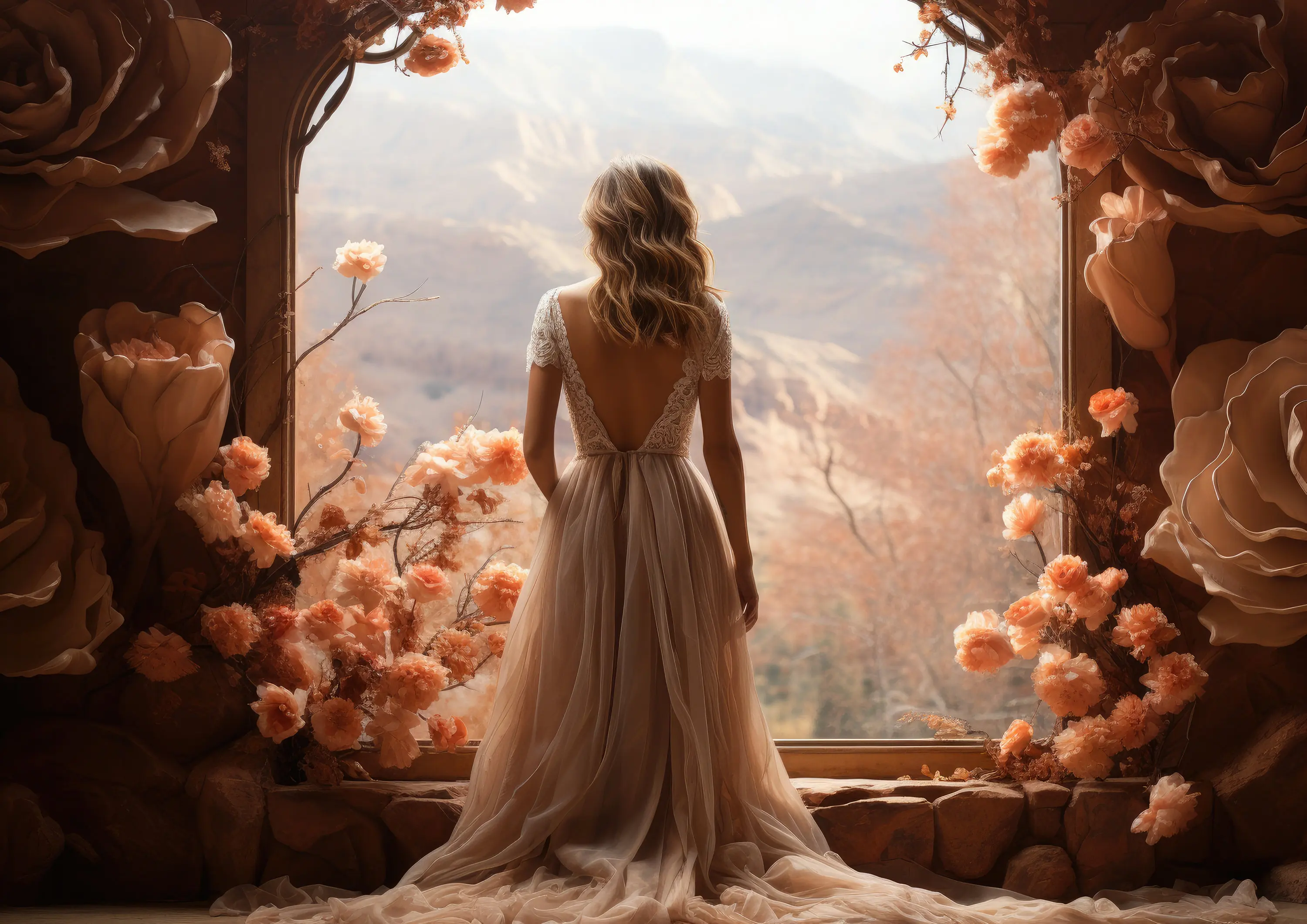 خلفية تصوير Mehofond ، زهور بوهو ، جبل ، عيد ميلاد الكبار ، زفاف ، فن الأمومة ، ديكور بورتريه ، خلفية ، استوديو الصور