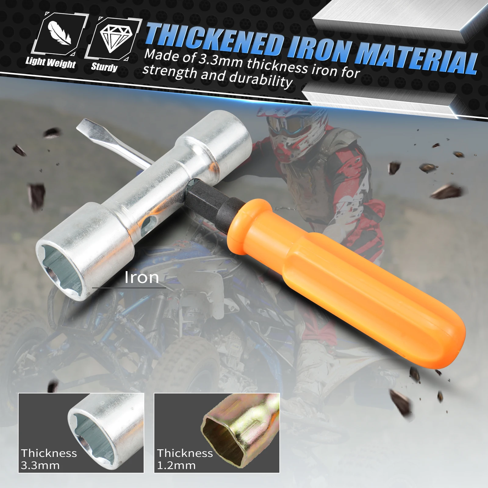 Ổ đạn 16/18MM dành cho KTM 400 SXC 640 LC4 ADVENTURE R DUKE SUPERMOTO 2000 YAMAHA GRIZZLY 660