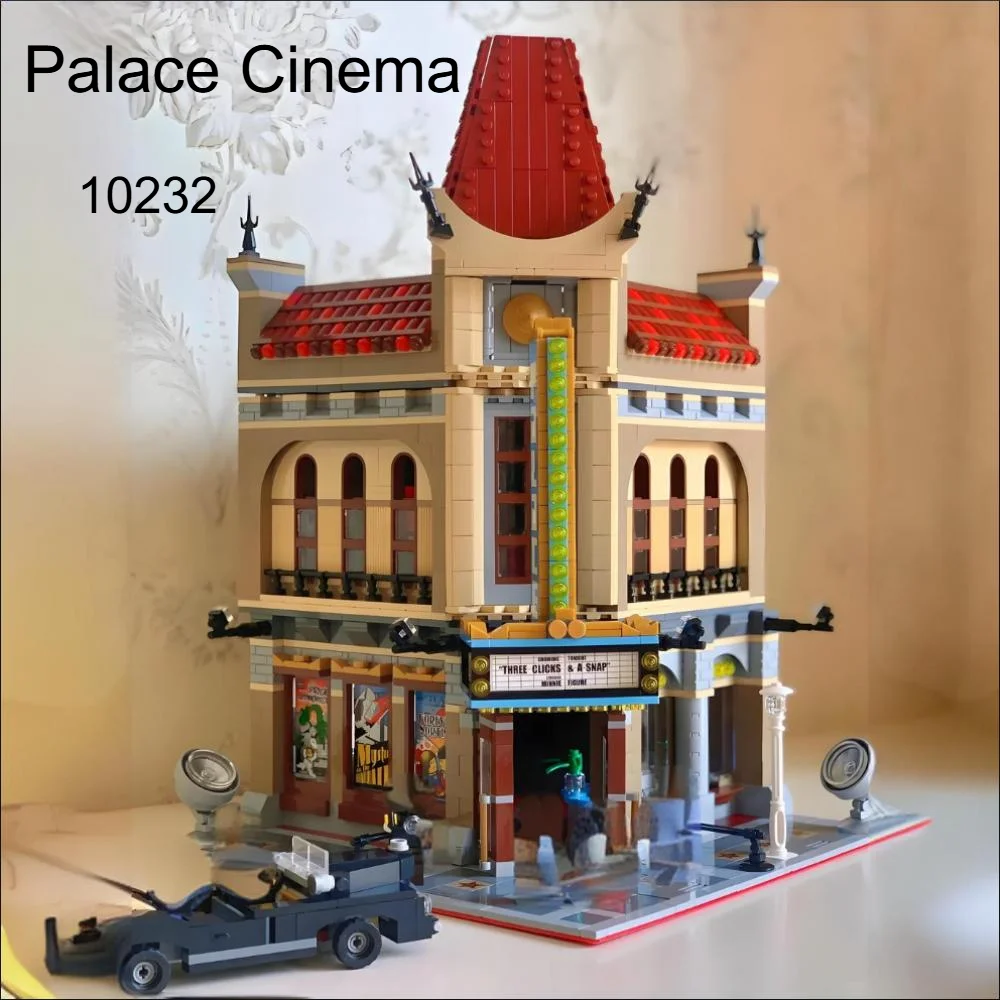 2024 NEW 2196 PCS Palace Cinema Building Blocks Bricks Birthday Christmas Gift Compatible Toys 10232