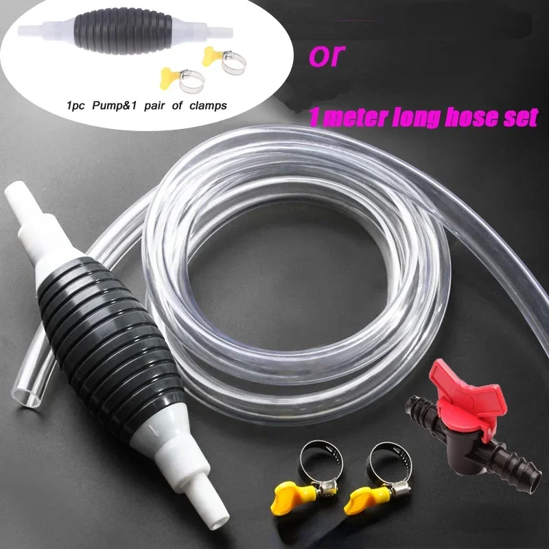 Car Fuel Tank Sucker Oil Transfer Pump Petrol Diesel Liquid Manual Syphon Saver Gas Gasoline