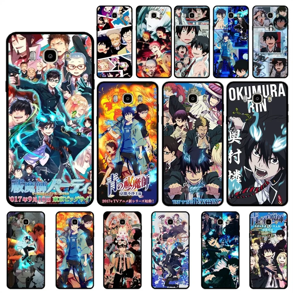 

Blue Exorcist Phone Case For Samsung J 7 plus 7core J7 neo J6 plus prime J6 J4 J5 Mobile Cover