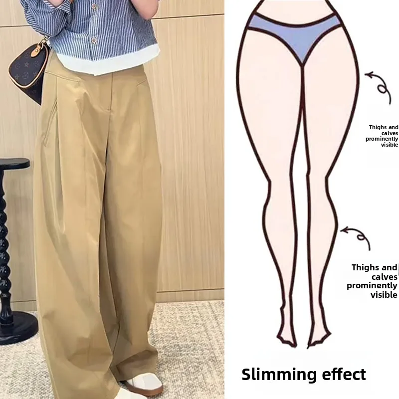 

Свободные широкие брюки-бананы женские больших размеров, повседневные, с высокой талией, утягивающие, весна-осень, новый стиль, для отдыха