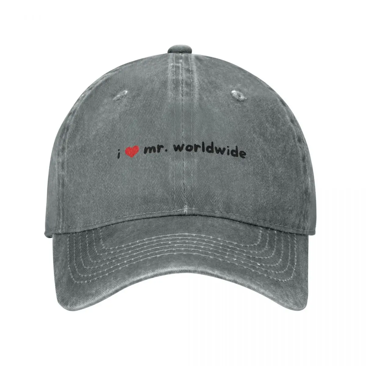 I <3 mr. worldwide hot mom designs Baseball Cap birthday Luxury Hat Luxury Cap Women's Hats For The Sun Men's