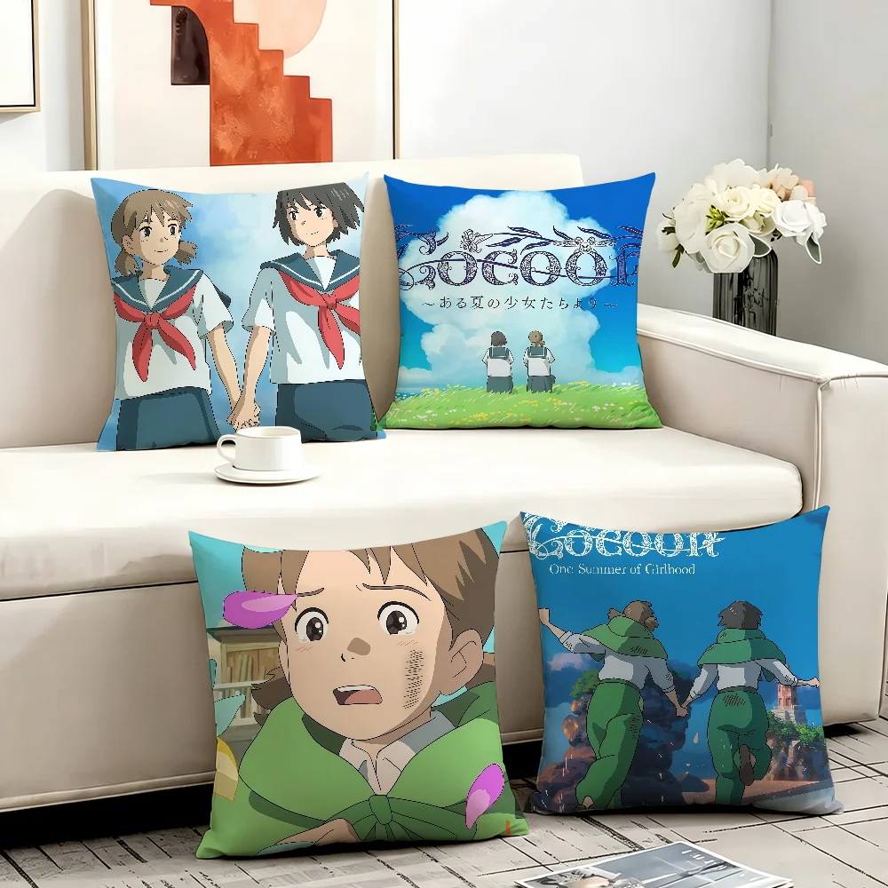 Cartoon 2026 cushion cover Anti-dustmite Sofa Cushion  C-Cocoon  Decorative Office Cover Lounge Area Indoor & Outdoor Use