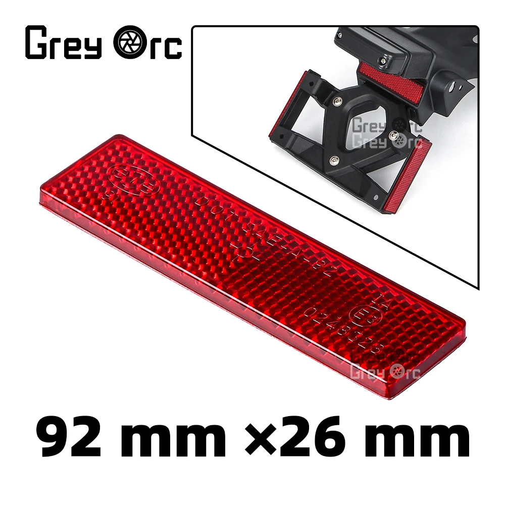 For BMW S1000RR S1000R K1600GT/GTL R900RT R1200 R nineT Motorcycle Rectangular Reflector Safety Sign Signal Strip