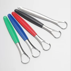 Tongue Scraper Portable Stainless Steel Reusable Medical Mouth Brush Remove Halitosis Toothbrush Clean Oral Tongue Coat Hygiene