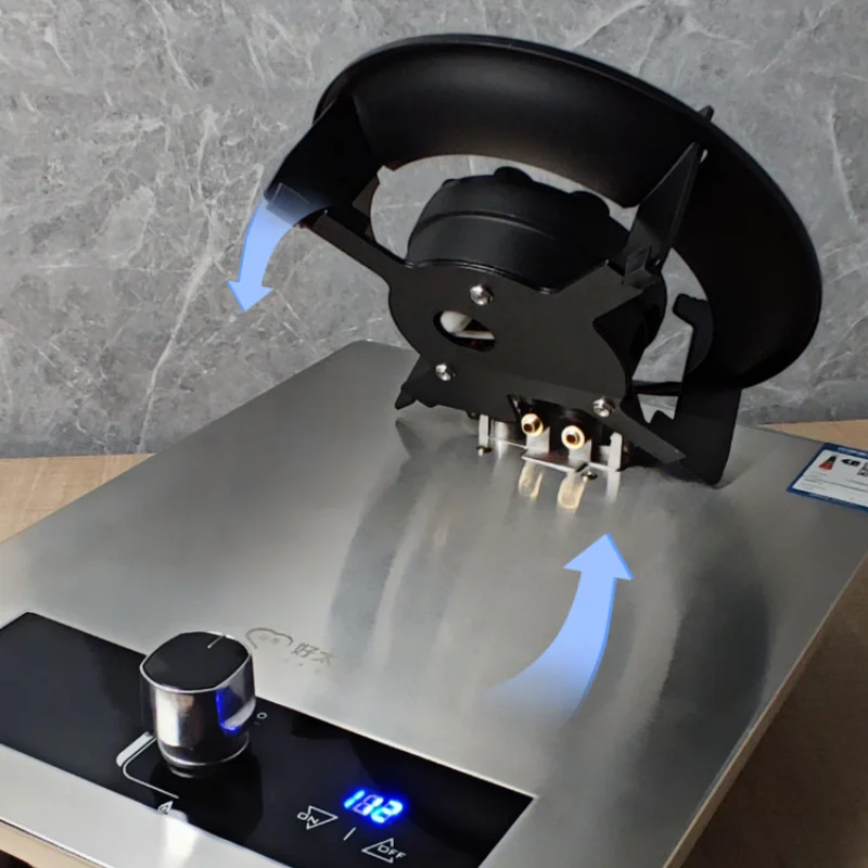 Household is very beautiful wife flip single stove gas  embedded natural gas liquefied gas single eye stove