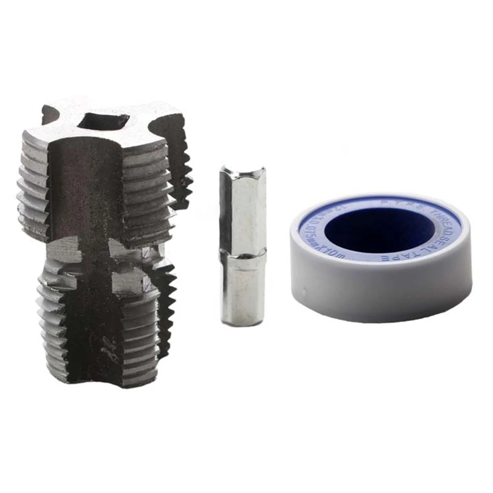 Adaptable Water Pipe Thread Opener Tool Suitable for Both 4 Points and 6 Points For Pvc Pipes Optimized for Electric Drill Use