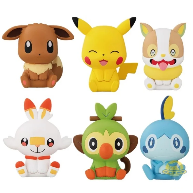 bandai-original-モン-4-figurines-clip-ammojouets-pour-enfants-cadeau-modele-a-collectionner-ornements
