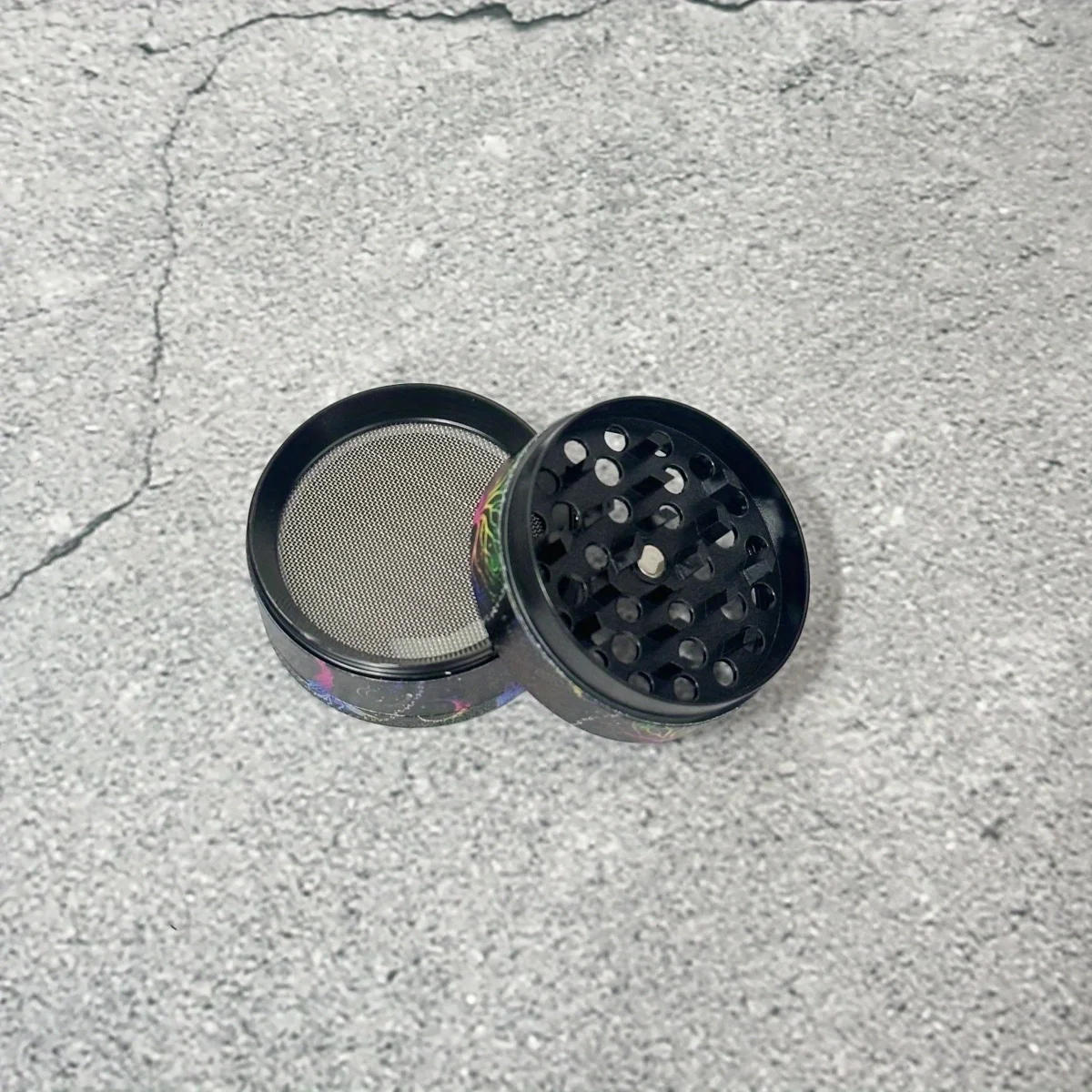 1.6/2/2.5 بوصة شجرة الحياة المعادن مطحنة الأعشاب مطحنة هاون 4-Layers التبغ الفانيليا برعم طاحونة العشب السيجار التدخين السجائر أداة