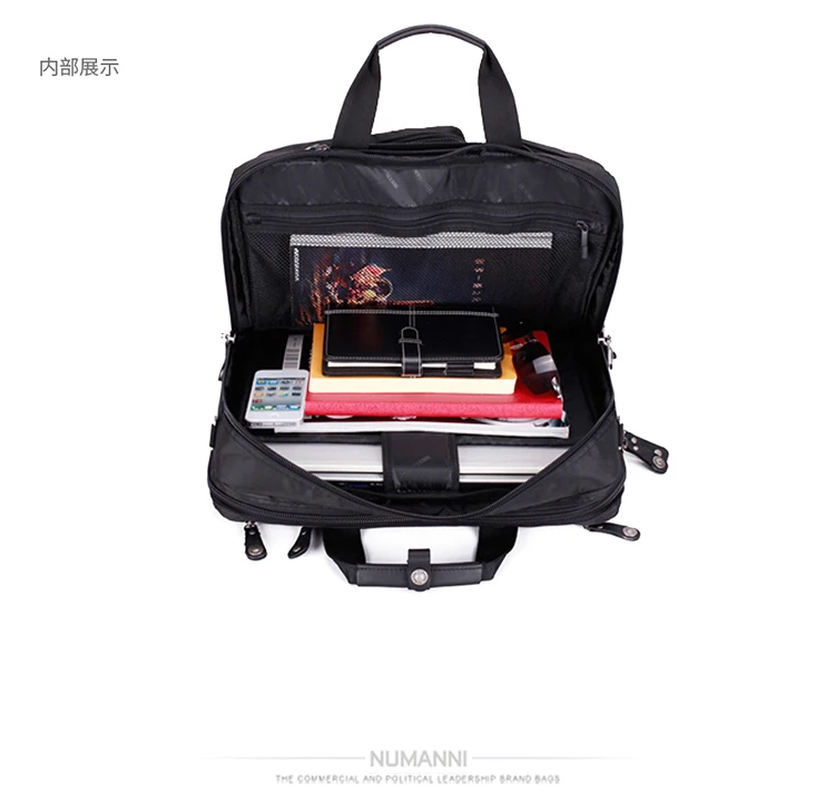 Original numanni multifunktion ale Laptop tasche mit großer Kapazität kann eine Schulter Aktentasche Business Herren Tasche Reisetasche schultern