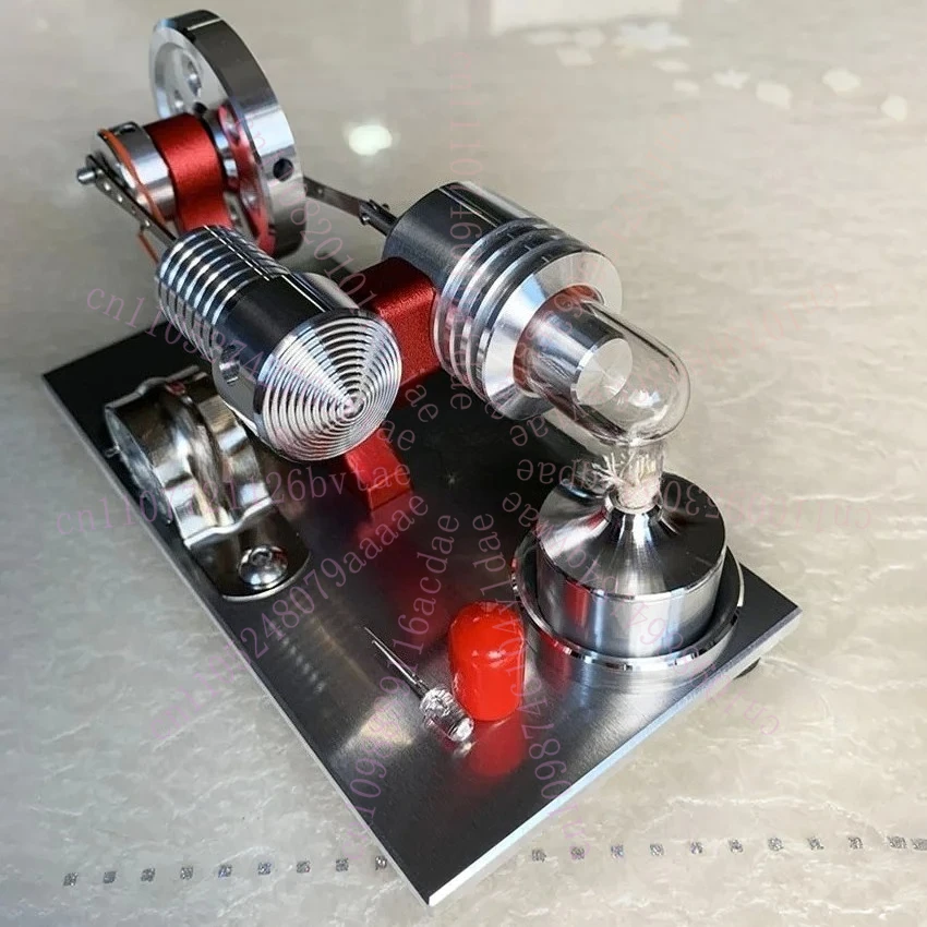 

Stirling Engine Steam Engine Model Micro Generator Luminous Power Generation Model Scientific Physics Experiment Toy Gift