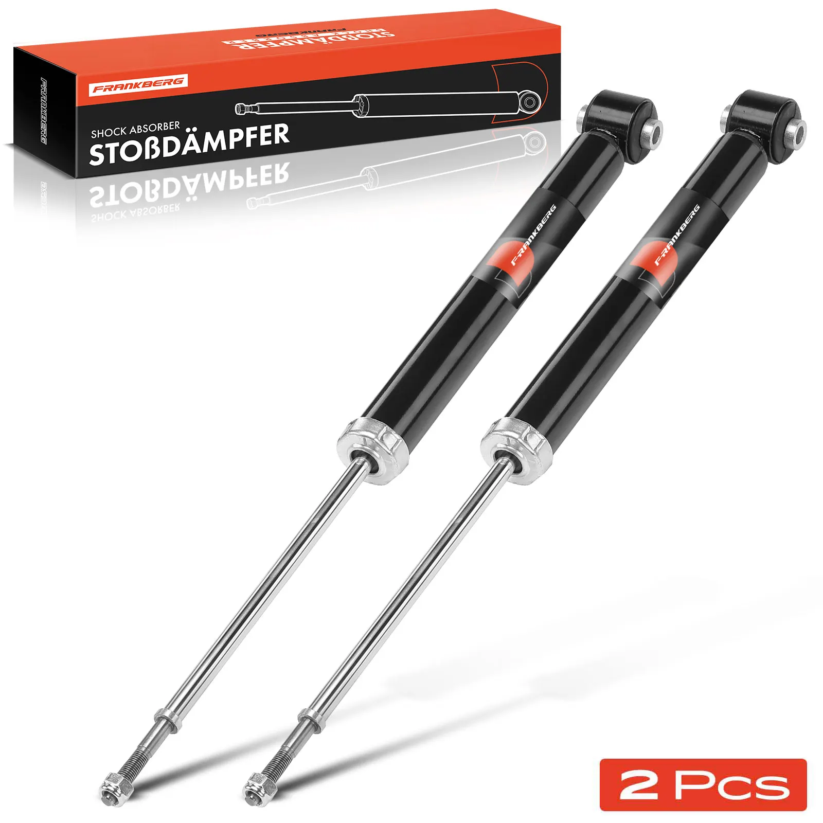 Frankberg 2x schokdemper Gasdruk Achteras Links Rechts voor Hyundai i20 GB IB i20 Coupé GB i20 Hatchback Van GB IB 3430050