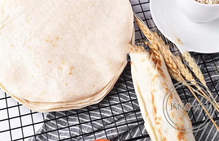 Máquina comercial para hacer tortillas, envoltura de dumplings, prensa de masa, 40cm de diámetro