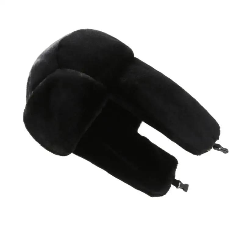 

39BB Faux Furs Trapper Hat with Ear Flap Coldproof Winter Warm Hat with Clasp