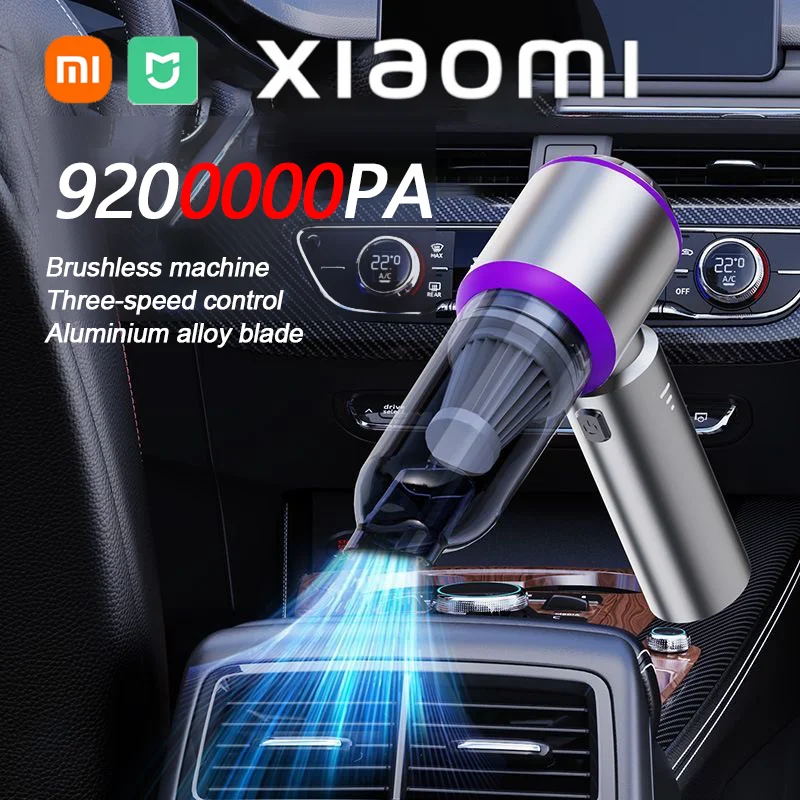 Xiaomi 9200000PA Car Vacuum Cleaner Wireless Mini Handheld Strong Suction Clean Machine Portable Vacuum Clean For Car Home New