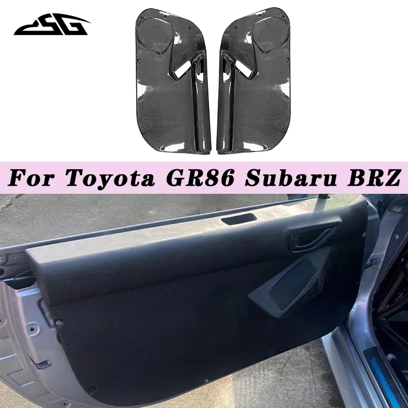 

For Toyota GR86 Subaru BRZ Carbon Fiber Door Fenders Interior Panels Car Door Interior Cover Body Kits Auto Parts
