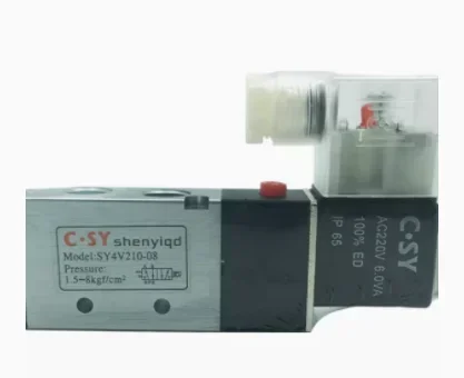 C.SY solenoid directional valve SY4V210-08 SY4V420-15  SY4V410-15 SY4V310-10 SY4V110-06 SY3V110-06 AC220V DC24V