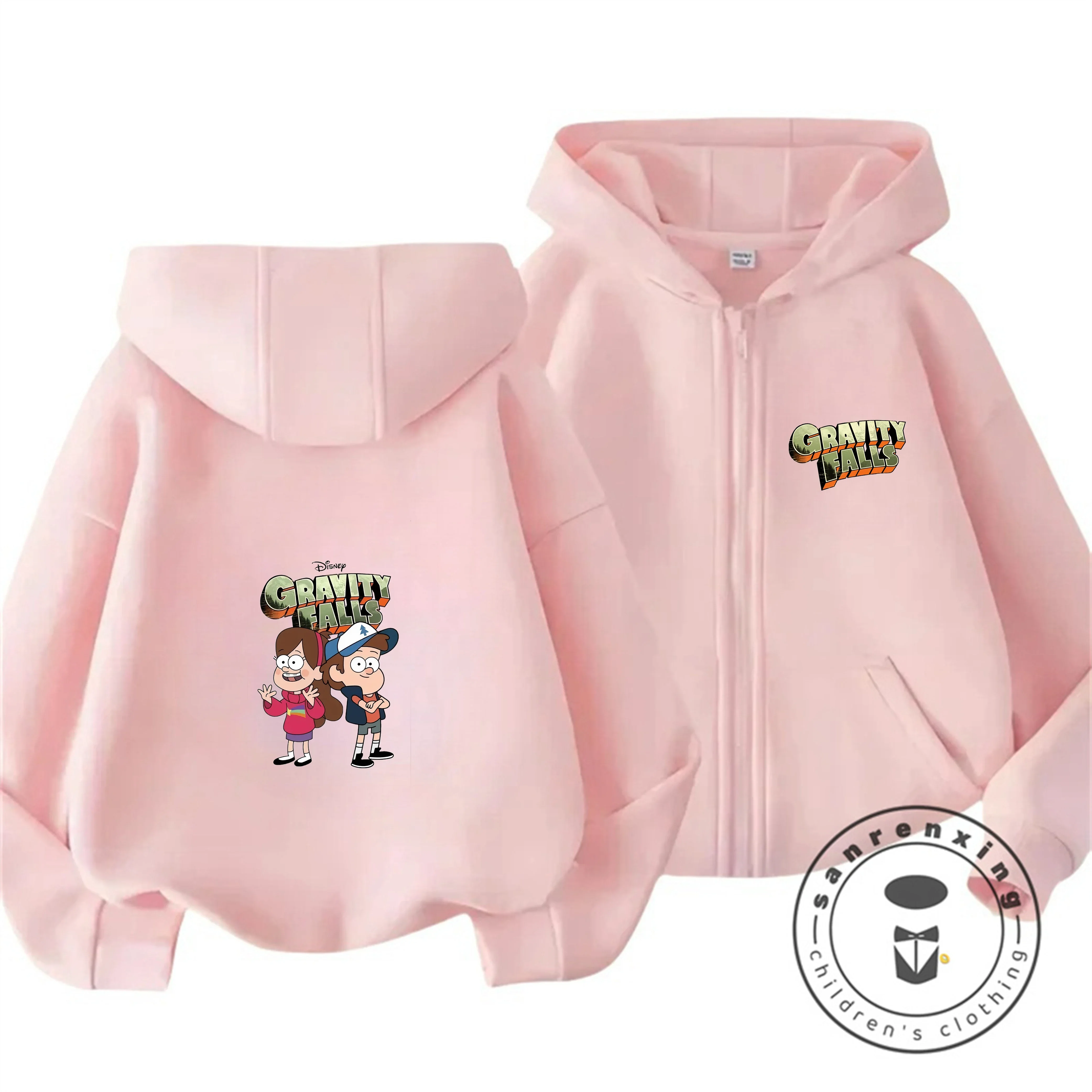 

Gravity Falls Kids Zip Up Hoodie New Autumn Winter Cute Kawaii Cartoon Trendy Tops For Boys Girls 3 14 Years