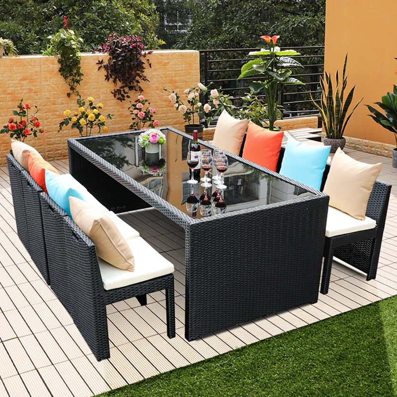 

Modern Style Garden Chair Outdoor Rattan Furniture Chairs And Table For Garden