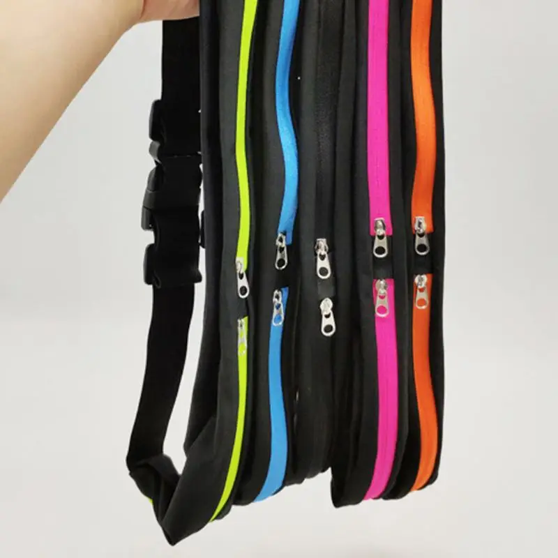 Adjustable Running Waist Bag Sports Belt Pouch Keys Money for Case Men Women Hidden Pouch Gym Sports Bags Running Belt P