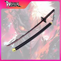 BLEACH Kurosaki Ichigo Ban Kai Zangetsu 26cm metallo Anime arma modello Katana Samurai spade ornamento artigianato regali giocattoli ragazzo